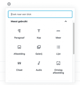 blokken in gutenberg