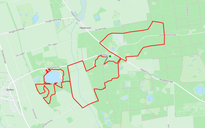 MTB route Grolloo