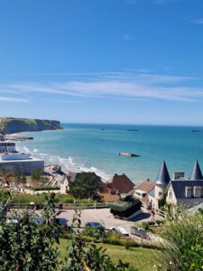 ZIcht op Arromanches